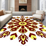 Burst with Radial Symmetry Accents (Brown)