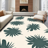 Abstract Watermark Brushstroke Swirl Motif Artisan(Green)