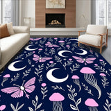 Celestial Moth with Mystical Mushroom Constellation Area(Pink)