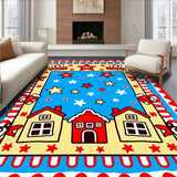 Sugary Cottage Delight with Peppermint Stripe and Holiday Motif(Red)