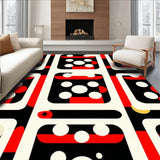 Chic Graphic Playful Shapes(Red)