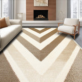 Ultra Soft Area Rug, Non Slip, Stain Resistant, Washable Area Rugs for Living Room, Bedroom, Ivory Beige High Traffic Bedroom Carpet(Beige)