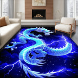 Enchanting Celestial Wildlife Motif(Blue)