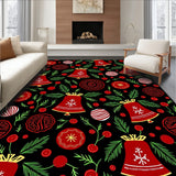 Holiday Bells Ensemble Featuring Winter Berry and Pinecone(Red)