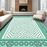 Celtic Knot Traditional with Interlaced Borders(Teal)