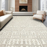 Boho Geometric Area Hallway Runner(Beige)