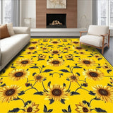 Yellow Bloom Motif Design(Yellow)