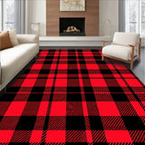 Festive Plaid with Classic Holiday Charm and Interlocking Checks(Red)