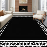 Contemporary Lattice Framework Chain Artistic Pathway (Black)