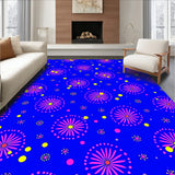 Celestial Confetti Path with Twinkling Dot Accents (Blue)