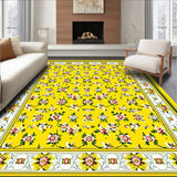 Bright Yellow Vintage Blooms(Yellow)