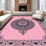 Sophisticated Bordered Medallion Vintage Inspired Arrangement (Pink)