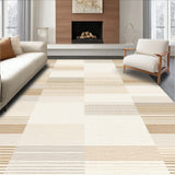 Contemporary With Geometric Chevron Design(Beige)