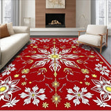 Ornate Winter Starburst Featuring Gold and Embellishments(Red)