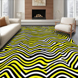 Contemporary Zigzag Decorative Accent(Yellow)