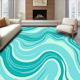 Serene Cascade Swirling Rhythm Nautical(Teal)