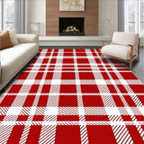 Nordic Winter Tartan Welcome(Red)