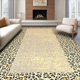 Beige Leopard Spot Design Area(Beige)