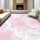 Enchanted Smoke Wisp Celestial Nebula Zen Decorative (Pink)