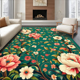 Sophisticated Distressed Floral(Green)