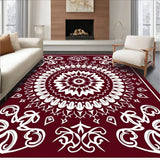 Festive Starburst Interlocking Floral Ornament(Burgundy)