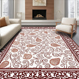Enchanting Swirl Paisley Decorative Artistic Creation (Brown)
