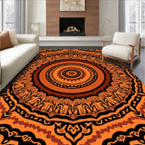 Boho Scatter Featuring Burnt Sienna Motifs(Orange)