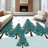 Winter Wonderland Pine Tree Corridor with Details(Green)