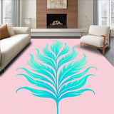 Abstract Feather Plume with Gradient Transitions(Pink)