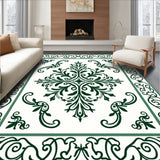 Palace Ornamental Swirl Luxury Damask(Green)