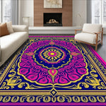 Intricate with Ornate Floral Border Design (Pink) - ODIKA