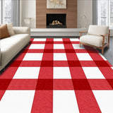 Seasonal Plaid Corridor with Timeless Buffalo Check Appeal(Red)