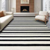 Farmhouse Style Striped for Porch Entry(Black)