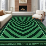 Elegant Spiral Labyrinth Mosaic(Green)