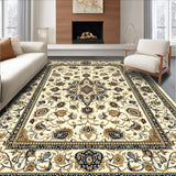 Ultra Soft Area Rug, Non Slip, Stain Resistant, Washable Area Rugs for Living Room, Bedroom, Beige Traditional Non-Slip Living Room Rug(Beige)