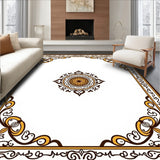 Heirloom Pagoda Crest with Flourishing Lotus Motif Border(White)