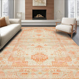 Vintage Runner with Boho Retro Neutral Design(Orange)