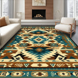 Vibrant Southwestern Geometric Artwork(Brown)