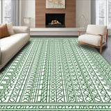 Contemporary Lattice Grid Welcome with Intersecting Framework(Green)