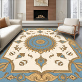 Autumn Providence Floral Medallion Vintage Heirloom Treasure(Beige)