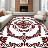 Elegant Damask Swirling Botanical Heritage Artifact (Brown)