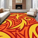 Autumn Harvest Swirl Contemporary Decorative(Orange)