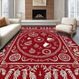 Nostalgic Holiday Festive Motif(Red)