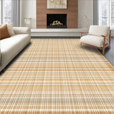 Elegant Checkered Area With Diamond Lattice Design For Home Decor(Beige)