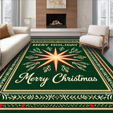 Nordic with Festive Pines and Holiday Script Entrance(Green)