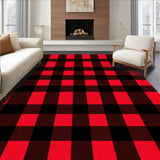 Buffalo Checkered Rustic Farmhouse Decorative(Red)