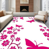 Enchanted Garden Cascade Design with Floral Accents (Pink)