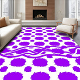 Retro Checkerboard Maze with Abstract Modern Twist (Purple)