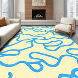 Arctic Cloud Drift Interlocking Wave Motif(Yellow)