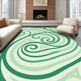 Elegant Jade Swirl Symphony(Green)